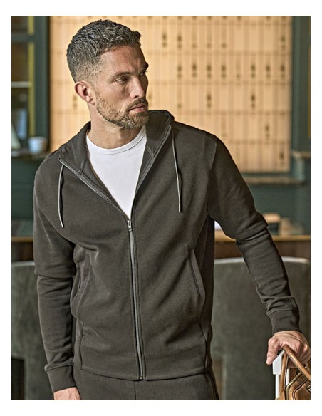 TEE-5508-Ribbed Interlock Hooded Full Zip 2